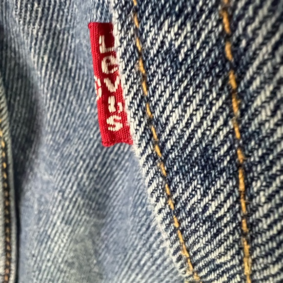 Levis 469 Loose Shorts Jorts Mens Sz 33 Denim 100% Cotton Medium Wash Casual - Picture 6 of 11